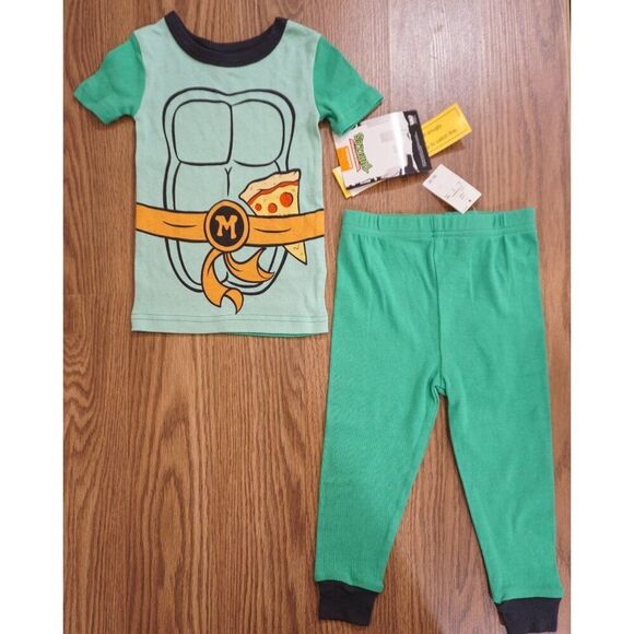 Nickelodeon Teenage Mutant Ninja Turtles Pajama Set - Size 2T, NWT - Picture 1 of 9
